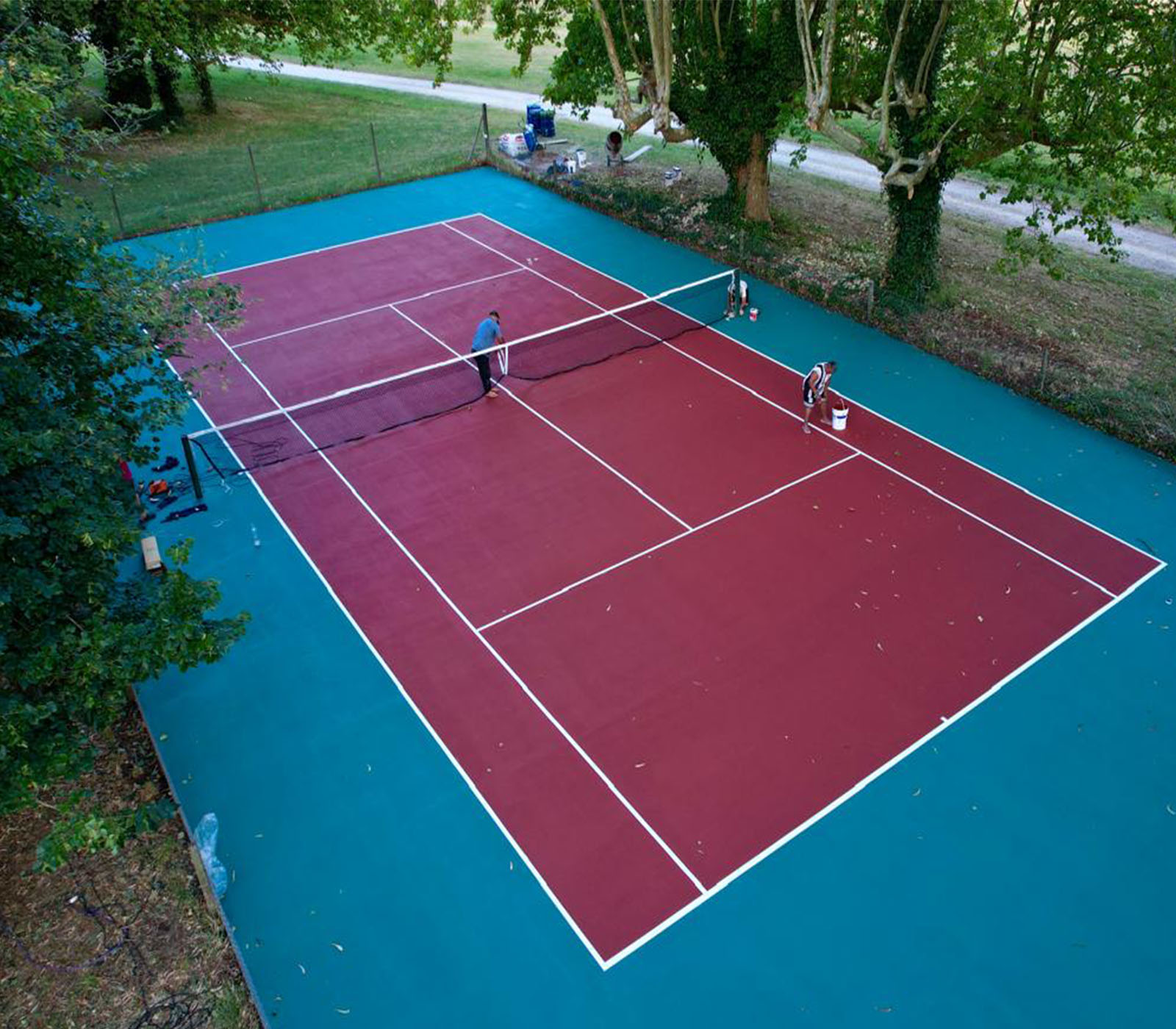 Construcción cancha de tenis Neuquén - Tenis Point